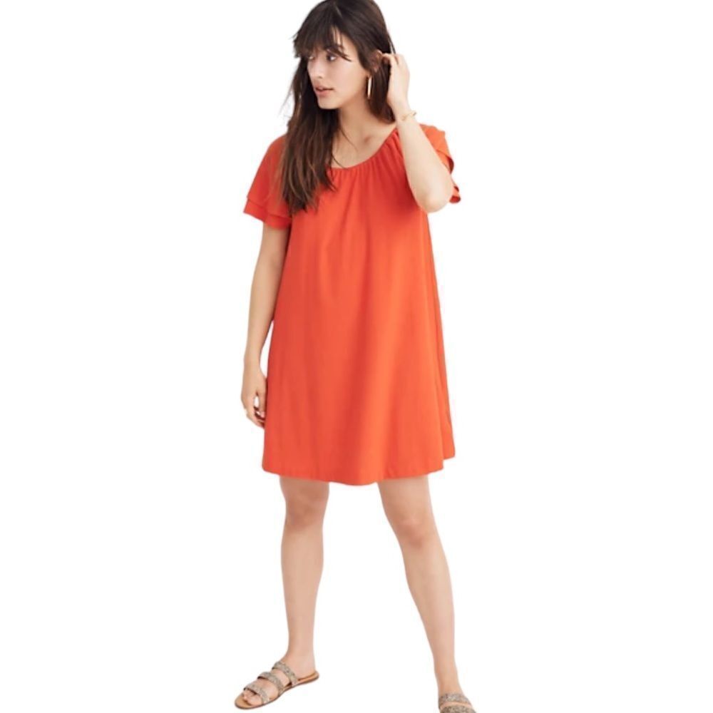Madewell,Texture & Thread Light Terry Cloth Feel Dress - Picture 2 of 9